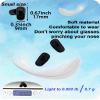 10 Pairs Eyeglass Nose Pads, Anti-Slip Nose Pads Covers for Glasses Soft Silicone Slip-on Nose Pads view 2