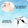 10 Pairs Eyeglass Nose Pads, Anti-Slip Nose Pads Covers for Glasses Soft Silicone Slip-on Nose Pads view 3