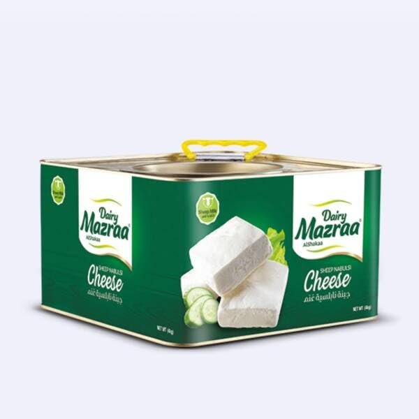 NineLife Basics Nabulsi Cheese in Brine - Authentic Imported from Jordan - 6.614 LBS (3KG) Sheep Cheese - NEW IN TIN SEALED    