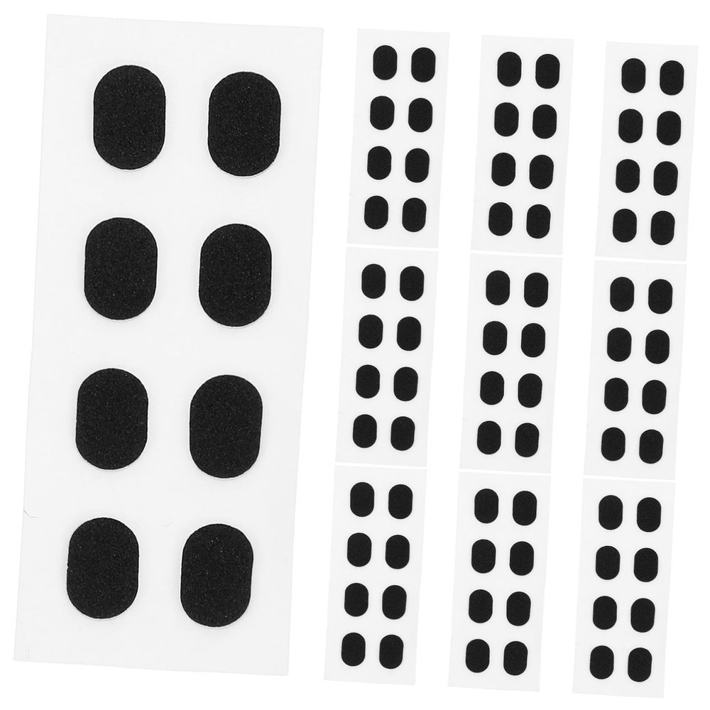 FRCOLOR 80pcs Glasses Supplies Comfortable Nose Pads Strips for Eyewear Non-Slip Non-burdening Material