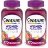 Centrum MultiGummies Gummy Multivitamin for Women, Multivitamin/Multimineral Supplement with Vitamin D3, B and Antioxidants, Assorted Fruit Flavor - 170 Count (Pack of 2) view 1