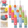 3 in 1 Cup Lid Cleaning Brush, Crevice Cleaning Brush for Bottle Gap Tight Spaces Cup, 3 in 1 Lid Gap Cleaning Brush Set, Multifunctional Cleaning Brush Portable Cup Lid Cleaner with Brush (9PCS) view 1