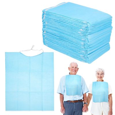 Ipetboom 30pcs Disposable Bibs Napkin for Patient kids and teenagers: Waterproof Tattoo Bibs for Tattoo Shop, Nail Salon, Clinic, Feeding, Table Covers 16.9" x 14.15"