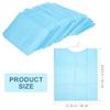 Ipetboom 30pcs Disposable Bibs Napkin for Patient kids and teenagers: Waterproof Tattoo Bibs for Tattoo Shop, Nail Salon, Clinic, Feeding, Table Covers 16.9" x 14.15" view 2