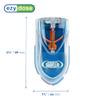 Ezy Dose Pill Cutter with Safety Shield, Safely Cut Pills and Vitamins, Pill Splitter, Pill Splitter, Retractable Blade Guard, Blue (Pack of 2) view 2