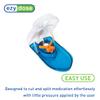 Ezy Dose Pill Cutter with Safety Shield, Safely Cut Pills and Vitamins, Pill Splitter, Pill Splitter, Retractable Blade Guard, Blue (Pack of 2) view 3