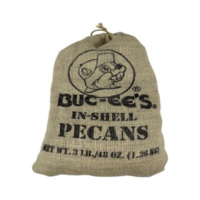 Buc-ee's Organic Pecans  Candied Pecans, Roasted, Salted, Glazed & Chocolate-Covered | Variety of Flavors | Whole & Halves | Non-GMO Snacks, Protein-Rich School Snacks (In-shell, 48 Ounce)