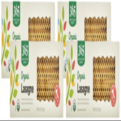 365 by Whole Foods Market, Organic Lasagne, 16 Ounce (Pack of 4)