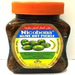 Nicobena Olive Hot Pickle - 220gm