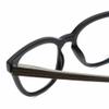 Calabria R860 Cat Eye Reading Glasses +0.50 Black Gold Stripes Frosted Crystal Womens Trendy Readers w/Semi-Hard Case view 4