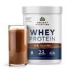 Ancient Nutrition Grass Fed Whey Protein, Milk Chocolate, 23g Protein, 20 Servings, Hydrolyzed Collagen Peptides, Organic Regenerative A2/A2 Milk Protein view 1