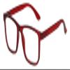 Calabria R861 Reading Glasses +4.00 Red Crystal Mens Womens Designer Trendy Eyeglasses Fashion Readers Semi-Hard Zipper Case view 2