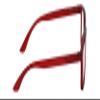 Calabria R861 Reading Glasses +4.00 Red Crystal Mens Womens Designer Trendy Eyeglasses Fashion Readers Semi-Hard Zipper Case view 4