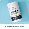 Ancient Nutrition Grass Fed Whey Protein, Vanilla Bean, 23g Protein, 20 Servings, Hydrolyzed Collagen Peptides, Organic Regenerative A2/A2 Milk Protein view 2