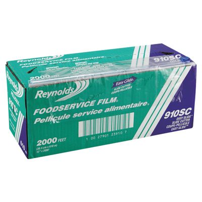 Reynolds Wrap PVC Food Wrap Film Roll, 12" x 2,000', Clear