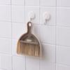 SUREK Modern Small Broom and Dustpan Set Plastic Mini Cleaning Brush with Trash Shovel Cleaning Supplies Convenient, White view 3