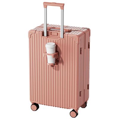 DLBJZQXC Lightweight Suitecase With Carry-on Bag, With Spinner Wheels, Expandable Luggage, Equipped With Anti-pick Combination Lock (Color : 20 Rack, Size : Rose)