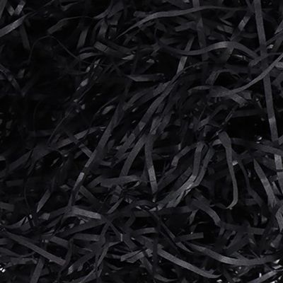 Amsthow Shred Paper Filler Gift Wrap Basket Grass 1/2 LB Black Cut Packing Filling Raffia Paper for Valentine Day Basket Box Birthday Party Decoration Wedding