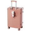 DLBJZQXC Hardside Luggage, High Volume Swivel Wheel Trolley Case, Space Separation Design, Resistant To Drop And Pressure (Color : 22 Rack, Size : Rose White) view 1