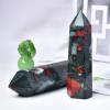 FZBHRO African Bloodstone Crystal Towers 6 Faceted Quartz Point Obelisk Red Healing Crystal Wand 0.4-0.6 Pound view 4