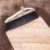 SUREK Modern Standing Broom and Dustpan Set Khaki Stainless Steel Long Handle Cleaning Supplies for Kitchen Convenient view 4
