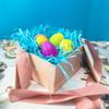 Amsthow Shred Paper Filler Gift Wrap Basket Grass 1/2 LB Blue Cut Packing Filling Raffia Paper for Basket Box Birthday Party Decoration Valentine Day view 2