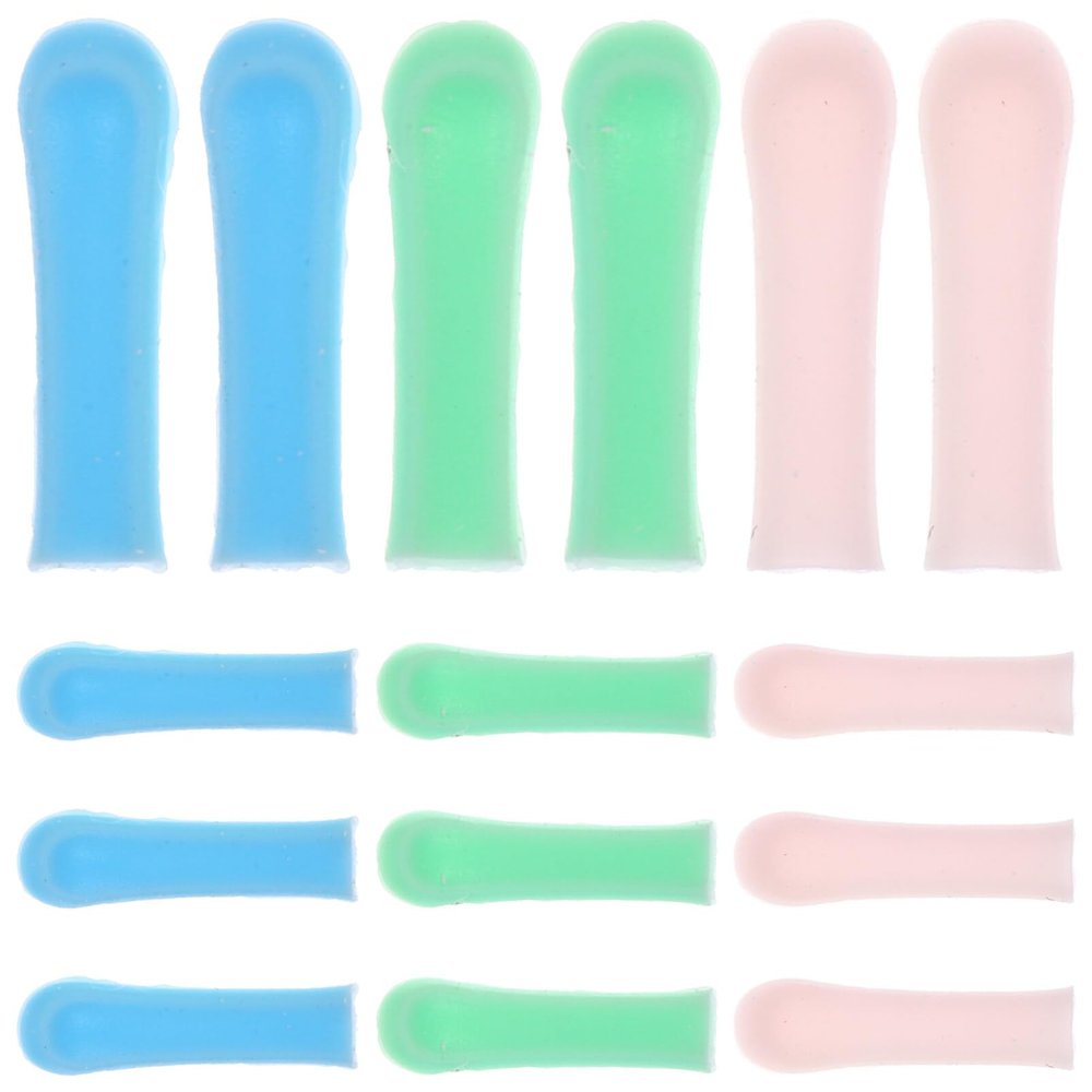 Beavorty 15Pcs Silicone Ear Spoon Replacement Covers Soft Visible Earwax Remover Tips Compatible with 3.5Mm 3.9Mm Ear Cleaning Tools for Adults and Kids