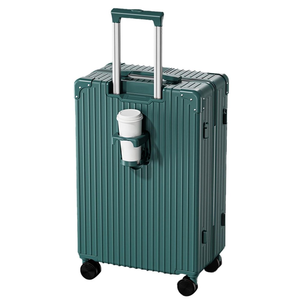 DLBJZQXC Lightweight Luggage, Trolley Case, Ergonomic Design Anti-friction And Anti-slip, Large Suitcase, Dustproof And Waterproof (Color : 20 Rack, Size : Green)