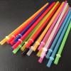 12.4 inch Reusable Plastic Straws, Extra Long Colorful Tritan Tumbler Replacement Straws for Stanley Cups, 1 Gallon, 64/40/ 32 oz Water Bottles, Set of 12 with Brush view 3