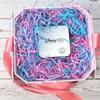 Amsthow Shred Paper Filler Gift Wrap Basket Grass 1/2 LB Blue and Pink Cut Packing Filling Raffia Paper for Boy or Girl Box Birthday Party Decoration Valentine Day view 2