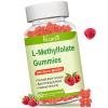 Vazatisi L-Methylfolate 15 mg Gummies with Methyl B12, Folate Supplement for Mood, Brain Health, Immune Support, Raspberry Flavor, 60 Count view 1