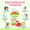 Vazatisi L-Methylfolate 15 mg Gummies with Methyl B12, Folate Supplement for Mood, Brain Health, Immune Support, Raspberry Flavor, 60 Count view 3