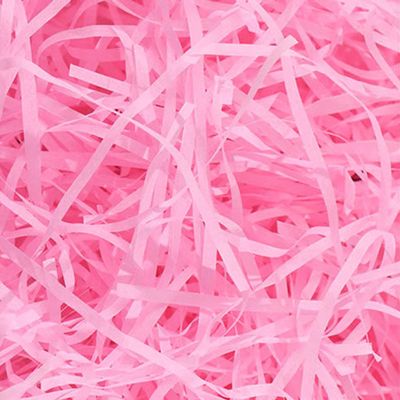 Amsthow Shred Paper Filler Gift Wrap Basket Grass 1/2 LB Pink Cut Packing Filling Raffia Paper for Valentine Day Basket Box Birthday Party Decoration Wedding