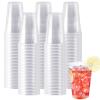SIUQ 600 Pack 9 oz Plastic Cups, Clear Disposable Cups, Hot/Cold Party Drinking Cups, PP Clear Plastic Cups Bulk for Party, Picnic, BBQ, Wedding, Travel view 1