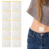 10pcs Castor Oil Wrap for Belly Button, Single-Used Castor Oil Patches Belly Button Cover for Dress Self-Adhesive Compress Pads Anti-Leakage Highly Absorbent (Castor Oil Not Included) view 1