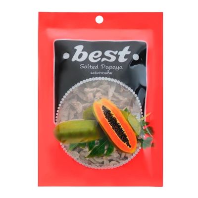 Best, Preserved Fruits, Salted Papaya, 40 gram [Pack of 4 pieces]
