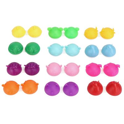 12PCS Animal Contact Lens Case, Cute Contact Lens Case Colored Contacts for Eyes Case Travel Contact Lens Case
