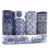 CLOVER Round Tube Facial Tissues & Car Tissues - Travel Tissues in Compact Cylinder for Cup Holder, Office, Bedroom, Vanity (Lition, 3-Ply, Pack of 4) view 1
