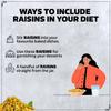 Plain Green Raisin (Kishmish) Dried Grapes, Healthy Nutritious & Delicious | Rich in Iron & Vitamin B | Healthy Sweet Treats -500 gm jar view 4