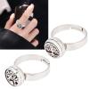 Agatige Essential Oil Diffuser Ring, Stainless Steel Ring Opening Adjustable Aromatherapy Essential Oil Ring Portable Jewelry Aromatherapy Diffusers Ring for Women(#2) view 3