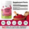 Vegs Beet Root Juice Powder Drink Mix, Natural Nitrates 500mg Each Serving - 20:1 Freeze Dried Organic Beets Nitric Oxide Supplement - Energy, Heart, Blood Flow & Circulation Superfood - 30 Servings view 2