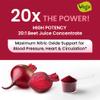Vegs Beet Root Juice Powder Drink Mix, Natural Nitrates 500mg Each Serving - 20:1 Freeze Dried Organic Beets Nitric Oxide Supplement - Energy, Heart, Blood Flow & Circulation Superfood - 30 Servings view 3