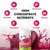 Vegs Beet Root Juice Powder Drink Mix, Natural Nitrates 500mg Each Serving - 20:1 Freeze Dried Organic Beets Nitric Oxide Supplement - Energy, Heart, Blood Flow & Circulation Superfood - 30 Servings view 4