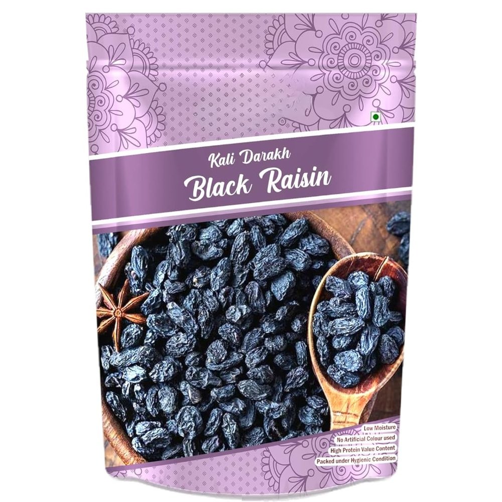 Black Raisins/Kishmish, High in Antioxidant| Naturally Sweet and Tasty,Energy Booster,|Rich in Iron, Calcium, Vitamin B & Boosts Immunity - 250g