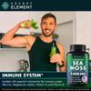Sea Moss Capsules - Irish Sea Moss Advanced with Burdock Root, Bladderwrack & Muira Puama for Immunity, Gut, & Energy - Superfood Sea Moss Supplements w/Raw Sea Moss Powder (2 Pack) view 3