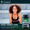 Sea Moss Capsules - Irish Sea Moss Advanced with Burdock Root, Bladderwrack & Muira Puama for Immunity, Gut, & Energy - Superfood Sea Moss Supplements w/Raw Sea Moss Powder (2 Pack) view 4