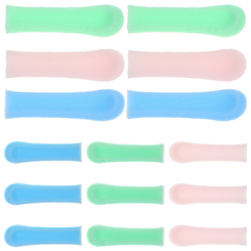 Beaupretty 15pcs Ear Spoon Tips Ear Wax Removal Replacement Tips Ear Spoon Sleeves Protector Silicone Ear Wax Picker Cover for Ear Cameras Ear Scoop Ear Cleaner Tips