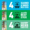 Lorissa's Kitchen Premium Grass-Fed & Finished Beef & Free Range Turkey Jerky Snack Sticks 12-Pack: 8g Protein, Certified Free from Top 9 Allergens, Gluten-Free, Non-GMO, Zero Sugar, Keto, Paleo view 3