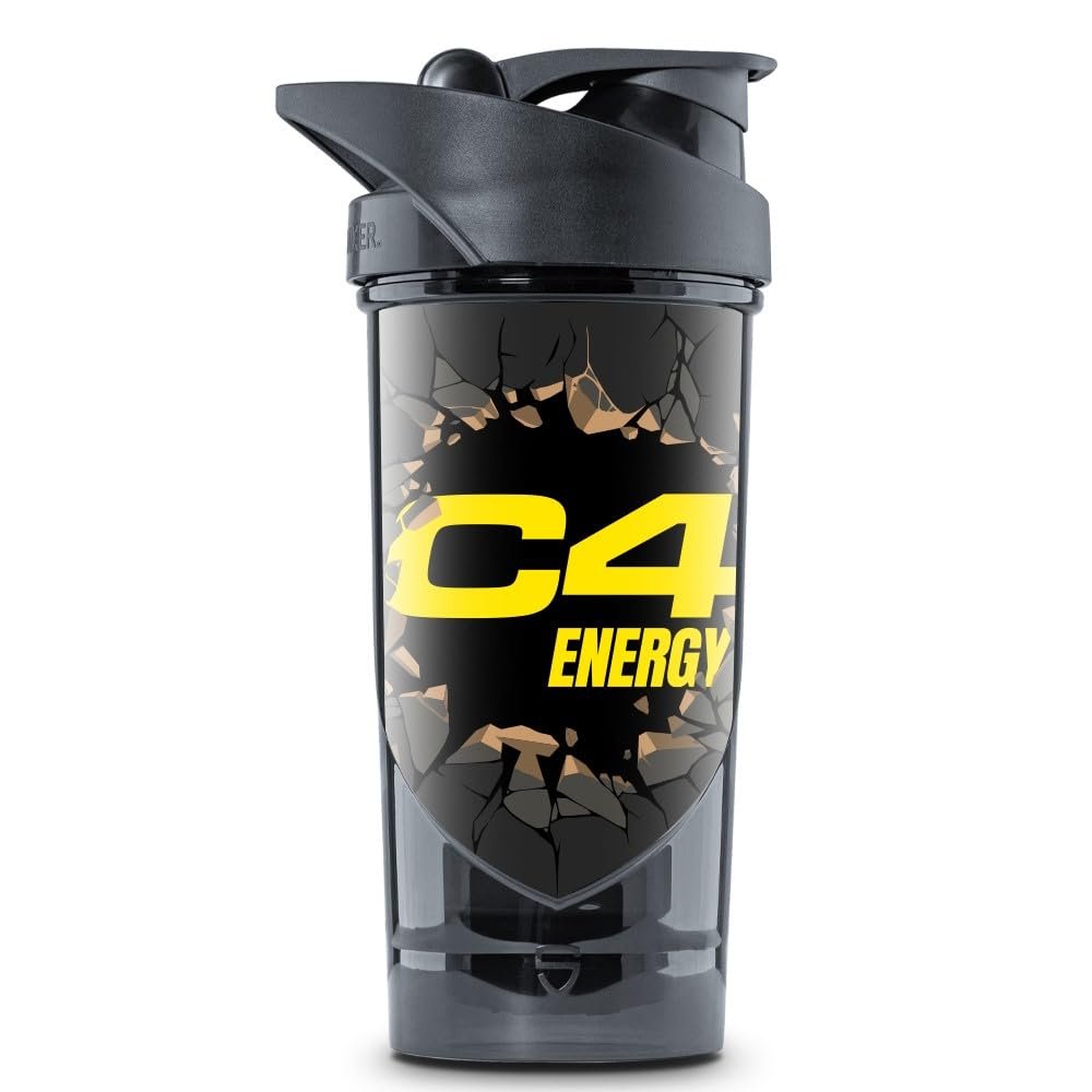 Cellucor Dietary Supplement Shaker with Strainer and Leak Guard for Superior Mixing, 700ml Capacity, Leak-proof Lid Design, BPA Free, Odor and Scratch Resistant Made