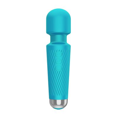 Vibrating Massager Update New Electric Handheld Mini Massager -Rechargeable - Waterproof Portable Deep Muscle Back Neck TissueBlue